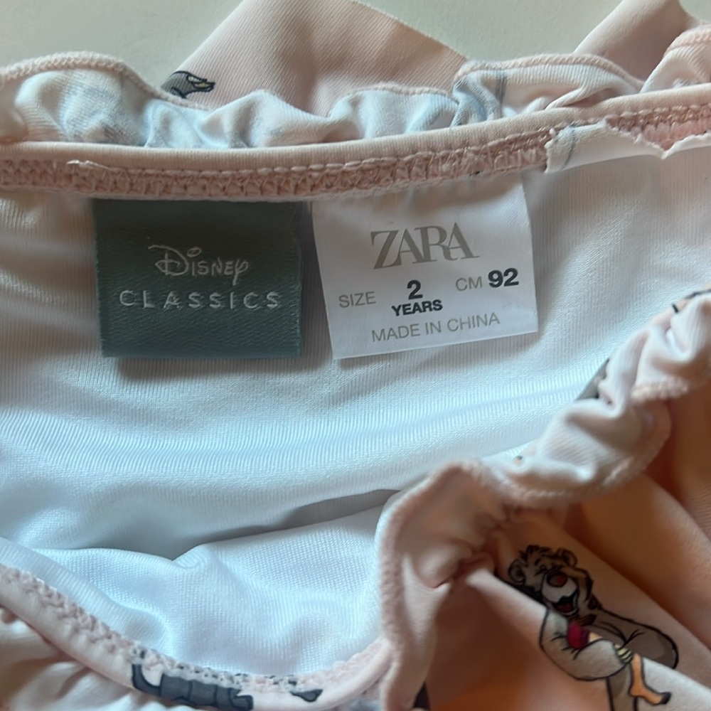 Zara Jungle Book Girls Rashguard and bikini bottom - Picture 3 of 6